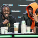 Kevin Hart and Nick Cannon attend SiriusXM on February 01, 2019.